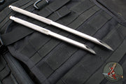 Crawford Knives- Stainless Steel Defensive Straw with Sheath- Two Sizes