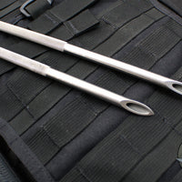 Crawford Knives- Stainless Steel Defensive Straw with Sheath- Two Sizes