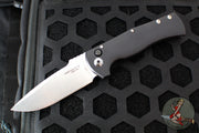 Defiant 7- Eagle- Out The Side (OTS) Auto Knife-  Black Handle- Stonewash Finished Blade