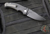 Defiant 7- Valmara- Out The Side (OTS) Auto Knife-  Black Handle- Black DLC Finished Blade