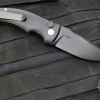 Defiant 7- Valmara- Out The Side (OTS) Auto Knife-  Black Handle- Black DLC Finished Blade