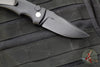 Defiant 7- Valmara- Out The Side (OTS) Auto Knife-  Black Handle- Black DLC Finished Blade