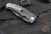 Defiant 7- Valmara- Out The Side (OTS) Auto Knife-  Black Handle- Black DLC Finished Blade