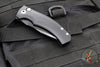 Defiant 7- Valmara- Out The Side (OTS) Auto Knife-  Black Handle- Black DLC Finished Blade