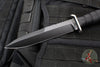 Defiant 7- M320 Fixed Blade Knife-  Black Handle- Black Finished Blade