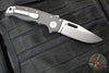 Demko Knives- AD20.5 Shark Lock Knife- Clip Point Or Shark Foot- Carbon Fiber Handle- Stonewash Finished 20CV Steel Blade