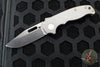 Demko Knives- AD20.5 Shark Lock Knife- Clip Point Or Shark Foot- Smooth Titanium Handle- Stonewash Finished 20CV Blade