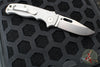 Demko Knives- AD20.5 Shark Lock Knife- Clip Point Or Shark Foot- Smooth Titanium Handle- Stonewash Finished 20CV Blade