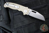 Demko Knives- AD20.5 Shark Lock Knife- Clip Point Or Shark Foot- FDE G-10 Handle- Stonewash Finished 3V Blade