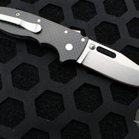 Demko Knives- AD20.5 Shark Lock Knife- Clip Point Or Shark Foot- Carbon Fiber Handle- Stonewash Finished D2 Blade