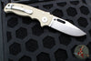 Demko Knives- AD20.5 Shark Lock Knife- Clip Point Or Shark Foot- Coyote G-10 Handle- Stonewash Finished S35VN Blade