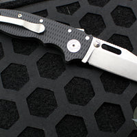 Demko Knives- AD20.5 Shark Lock Knife- Shark Foot- Black G-10 Handle- Stonewash Finished S35VN Blade