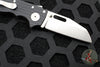 Demko Knives- AD20.5 Shark Lock Knife- Shark Foot- Black G-10 Handle- Stonewash Finished S35VN Blade