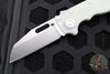 Demko Knives- AD20.5 Shark Lock Knife- Shark Foot- Natural G-10 Handle- Stonewash Finished S35VN Blade