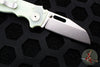 Demko Knives- AD20.5 Shark Lock Knife- Shark Foot- Natural G-10 Handle- Stonewash Finished S35VN Blade