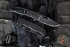 Demko Knives- AD20.5 Shark Lock Knife- Stealth- Various Blade Profiles- Black Aluminum Handle- Black DLC Finished 20CV Steel Blade