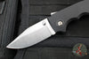 Demko Knives- Shark Cub- Shark Lock Knife- Clip Point Or Slicer- Black GRN Handle- Stonewash Finished AUS-10A Blade