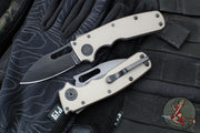 Demko Knives- Shark Cub- Shark Lock Knife- Clip Point, Shark Foot, Slicer Shark- Various G-10 And Aluminum Handles- Stonewash Finished 20CV Blade