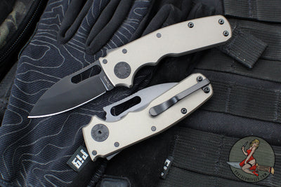 Demko Knives- Shark Cub- Shark Lock Knife- Clip Point, Shark Foot, Slicer Shark- Various G-10 And Aluminum Handles- Stonewash Finished 20CV Blade