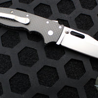 Demko Knives- AD20.5 Shark Lock Knife- Clip Point Or Shark Foot- Carbon Fiber Handle- Stonewash Finished D2 Blade