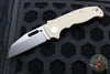Demko Knives- AD20.5 Shark Lock Knife- Clip Point Or Shark Foot- Coyote G-10 Handle- Stonewash Finished S35VN Blade