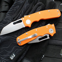Demko Knives- Shark Cub- Shark Lock Knife- Clip Point, Shark Foot, Slicer Shark- Various G-10 And Aluminum Handles- Stonewash Finished 20CV Blade