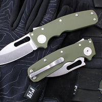 Demko Knives- Shark Cub- Shark Lock Knife- Clip Point, Shark Foot, Slicer Shark- Various G-10 And Aluminum Handles- Stonewash Finished 20CV Blade
