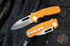 Demko Knives- Shark Cub- Shark Lock Knife- Clip Point, Shark Foot, Slicer Shark- Various G-10 And Aluminum Handles- Stonewash Finished 20CV Blade