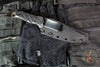 Half Face Blades- Crow Scout- Textured Black G-10 Handle Scale- Midnight Bronze Cerakote S45VN Blade