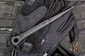 Half Face Blades- Cardiac Spike- Black G-10 Handle Scales- Armor Black Cerakoted Spike
