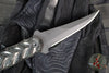 Half Face Blades- Combat Filet- Black Dark Matter Carbon Fiber Handle Scales- Armor Black Cerakoted Blade