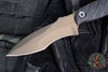 Half Face Blades- Extremis MK1- Textured Black G-10 Handle Scale- Midnight Bronze Cerakote S45VN Blade