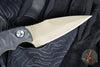 Half Face Blades- 3" Humint- Black G-10 Handle Scale- FDE Cerakoted S45VN Blade