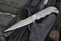 Half Face Blades- Senator- Nebula Camo Carbon Handle Scales- Acid Washed Blade