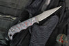 Half Face Blades- Senator- Nebula Camo Carbon Handle Scales- Acid Washed Blade