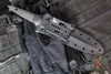 Half Face Blades- V-42 Fixed Blade- Black Micarta Handle Scale- Bronze Cerakoted S35VN Blade