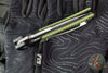 Protech GXIV Terzuola ATCF Out The Side (OTS) Auto Knife- Black Handle with Green/Black Hex G-10 Inlay- Stonewash Magnacut Blade- G14 ATCH