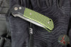 Protech GXIV Terzuola ATCF Out The Side (OTS) Auto Knife- Black Handle with Green/Black Hex G-10 Inlay- Stonewash Magnacut Blade- G14 ATCH