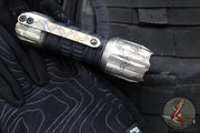 Heretic Prototype Flashlight- Flamed Titanium- Rare Red Turbo Glow