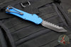 Heretic Hydra OTF Knife-Tanto Edge- Blue Handle- Black DLC Blade- Black Hardware H006-6A-BLUE