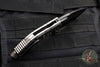 Heretic Knives Medusa- Manual- Tanto Edge- Flamed Titanium Handle- Black DLC Blade H009-6A-FTI