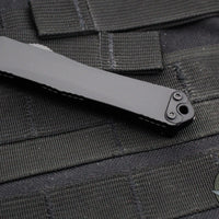 Heretic Manticore-S OTF Auto Knife- Tactical- Tanto Edge- Black Handle- Black Dlc Full Serrated Edge H023-6C-T