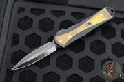 Heretic Manticore-E OTF Auto- Double Edge- Black Handle- Ultem Inlay- Ultem Button- Black DLC Blade H028-6A-ULTEM