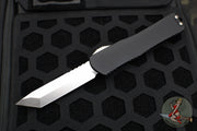 Heretic Manticore-X OTF Auto Knife- Tanto Edge- Black Handle- Stonewash Blade H031-2A