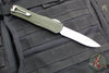 Heretic Manticore-X OTF Auto Knife- Recurve Edge- OD Green Frag Handle- Stonewash Blade H033F-2A-GRN