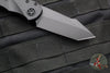 Heretic Knives Pariah OTS Auto Knife- Tanto Edge- MINI- Tactical- Black Handle- Black Blade H055-4A-T