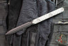 Half Face Blades- OSS Spike- Textured Grey G-10 Handle Scales- Armor Black Cerakoted Spike