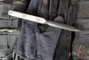 Half Face Blades- OSS Spike- Textured Grey G-10 Handle Scales- Armor Black Cerakoted Spike