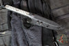 Half Face Blades- OSS Spike- Textured Grey G-10 Handle Scales- Armor Black Cerakoted Spike