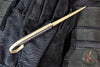 Half Face Blades- Cardiac Ringed Spike- Black G-10 Handle Scales- Arid Multicam Cerakoted Spike
